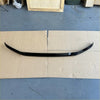 Black glossy rear spoiler with curved design for bonnet guard protector stone guard toyota land cruiser lc300 2022+