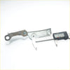 Silver-toned metal bonnet hinge set with matte finish and precise engineering for mitsubishi triton strada l200 2005-2015