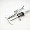 Silver metal bonnet hinge measured with digital caliper for toyota hilux 1997-2005 x2 set