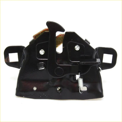 Black metal bonnet latch striker lock with spring and silver screws for toyota hilux rn40 rn41 rn46 ln40 ln46