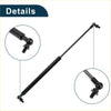 Black metal bonnet lift support strut with threaded ends and ball joints for toyota 4runner 2003-2023