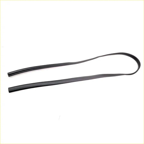 Black rubber bonnetto cowl weatherstrip seal for Nissan Datsun Fairlady Z S30 240Z 260Z shown from back side