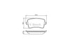 Bosch Blue Line Brake Pad Set Rear BP1126