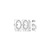 Bosch Blue Line Brake Pad Set Rear BP1181