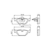 Bosch Blue Line Brake Pad Set BP252