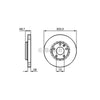 Bosch Brake Rotor Single Front BD1015