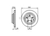 Bosch Brake Rotor Single Rear BD1137