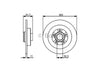 Bosch Brake Rotor Single Rear BD1466