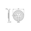 Bosch Brake Rotor Pair Rear BD1580