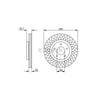 Bosch Brake Rotor Pair Front BD1581