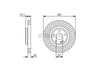 Bosch Brake Rotor Pair Front BD2130