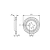 Bosch Brake Rotors Single BD2233