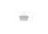Bosch Blue Line Brake Pad Set Rear DB1449BL