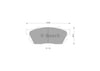 Bosch Blue Line Brake Pad Set Front DB300PBL
