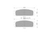 Bosch Blue Line Brake Pad Set Rear DB1186BL