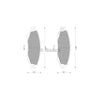 Bosch Blue Line Brake Pad Set Rear DB1396BL