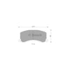 Bosch Blue Line Brake Pad Set Front DB1304BL