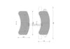 Bosch Blue Line Brake Pad Set Front DB1912BL