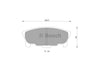 Bosch Blue Line Brake Pad Set Front DB1343BL