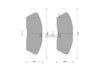 Bosch Blue Line Brake Pad Set Front DB1830BL