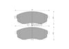 Bosch Blue Line Brake Pad Set Front DB1232BL