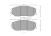 Bosch Blue Line Brake Pad Set Front DB1684BL