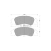 Bosch Blue Line Brake Pad Set Front DB1727BL