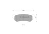 Bosch Blue Line Brake Pad Set Rear DB1690BL