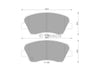 Bosch Blue Line Brake Pad Set Front DB2240BL
