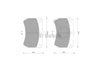 Bosch Blue Line Brake Pad Set Front DB406BL