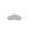 Bosch Blue Line Brake Pad Set Front DB1085BL