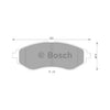 Bosch Blue Line Brake Pad Set Front DB1725BL