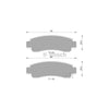 Bosch Blue Line Brake Pad Set Rear DB1211BL