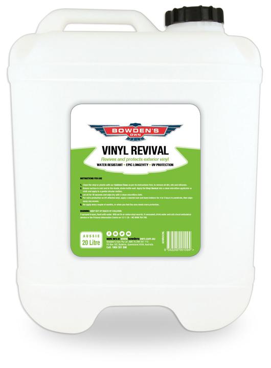 Bowden's Own Vinyl Revival Exterior Plastic, Rubber &