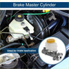 Gray metallic brake master cylinder with white plastic reservoir and orange cap for toyota land cruiser prado 1996