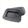 Black rubber brake pedal pad covers with ribbed texture for toyota hilux 2nd gen rn20-rn27 1972-1978