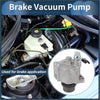 Silver metallic brake vacuum pump with black gear and handle for Toyota Land Cruiser 2002-2010 close-up view
