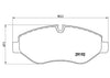Brembo Brake Pad Front Set (Low-Met) P50085