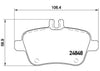 Brembo Brake Pad Set (Low-Met) P50091