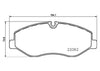 Brembo Brake Pad Front Set (Low-Met) P50129