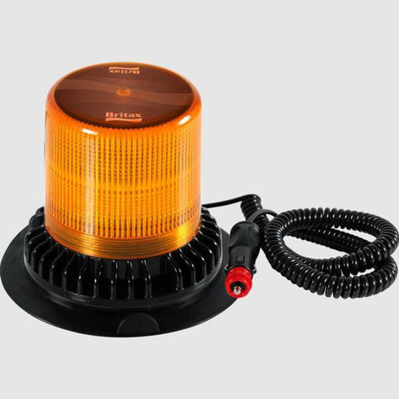 Britax LED Beacon Amber 1100 Lumens 6x5W 10-30v Magnetic