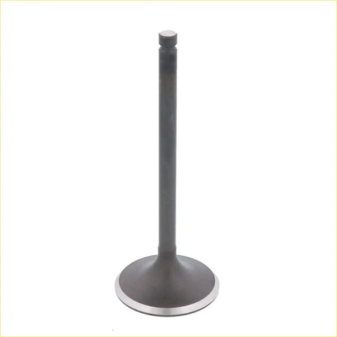 Bronco engine intake valve for suzuki quadsport 250 black metal valve with silver circular base close up view