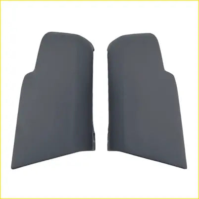 Black rubber bumper bar corner covers rear left and right fit for toyota landcruiser vdj78 fzj78 hdj78 shown from back side