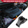 Black plastic front bumper bracket holder support set for toyota tacoma 2005-2015 automotive use