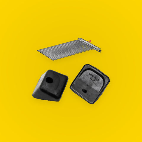 Bumper Gate Rubber 2 Pcs for Toyota Hilux 1983-1988