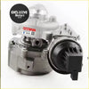 Silver metallic bv43 turbocharger with black plastic parts and red label for great wall hover h5 2.0t 4d20 2010+