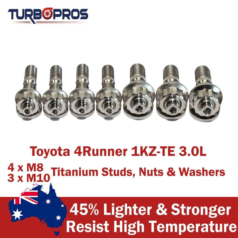 Toyota 4Runner 1KZ-TE 3.0L Titanium Turbo Charger Stud Kit