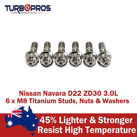 Nissan Navara D22 ZD30 3.0L Titanium Turbo Charger Stud Kit