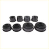 Set of black rubber cabin mounting bushings for toyota hilux n80 ln81 ln86 yn85 yn90 1988-1997 suspension use