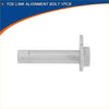 Silver metal toe link camber alignment bolt with hex head for Toyota 4Runner 2010-2022